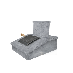 Kamenná úprava komína, mastenec, 290 mm  Kamenná úprava komína, mastenec, 290 mm