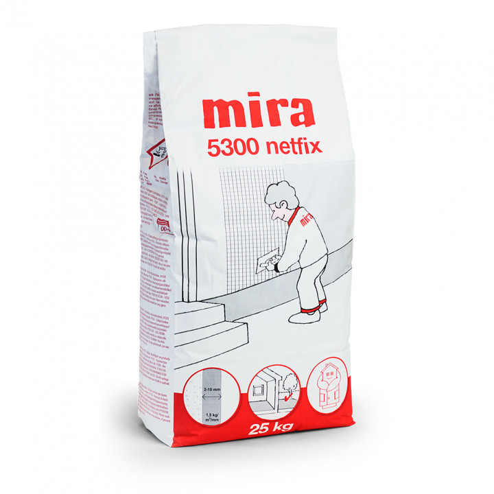 Vystužená lepidlo-armovacia omietka MIRA 5300 Netfix