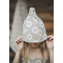 Bavlnená čiapka do sauny - KVETY - 1