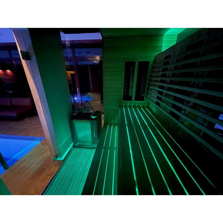 SAUFLEX RGB LED SVIETIDLO S RIADIACIMI JEDNOTKAMI