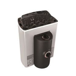 Elektrická saunová pec – SAWOTEC Mini X Corner 3,6 kW, s riadiacou jednotkou 