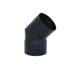 HARVIA koleno 45°, čierne 