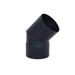 HARVIA koleno 45°, čierne 