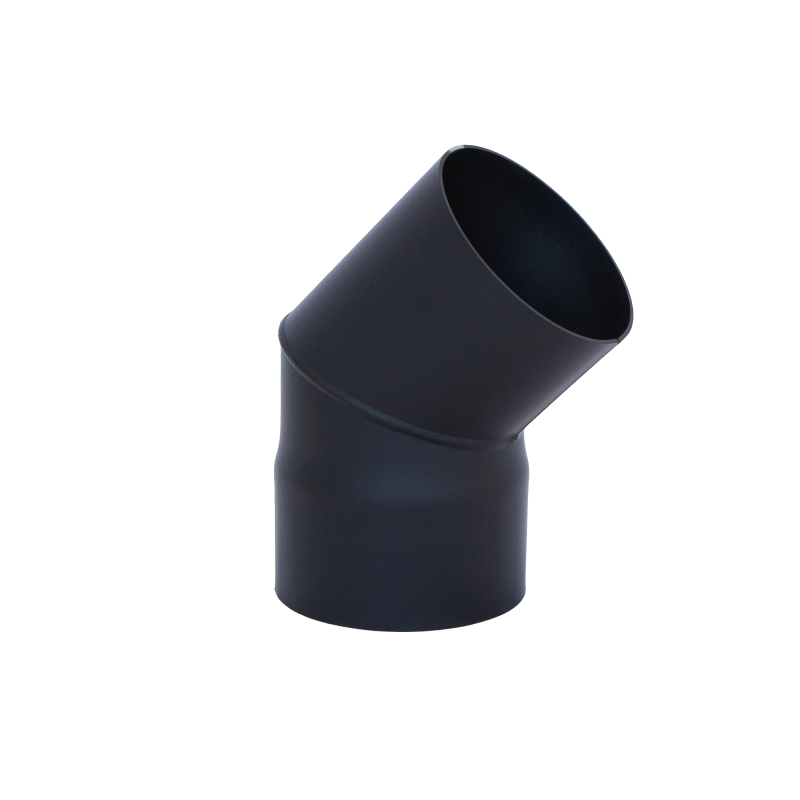 HARVIA koleno 45°, čierne