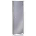 AD sklenené dvere do parnej sauny, sivé sklo - 0