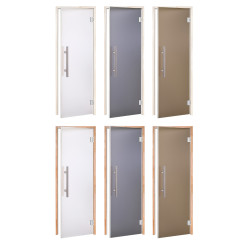 Sklenené dvere do sauny AD LUX, matné sklo  Sklenené dvere do sauny AD LUX, matné sklo