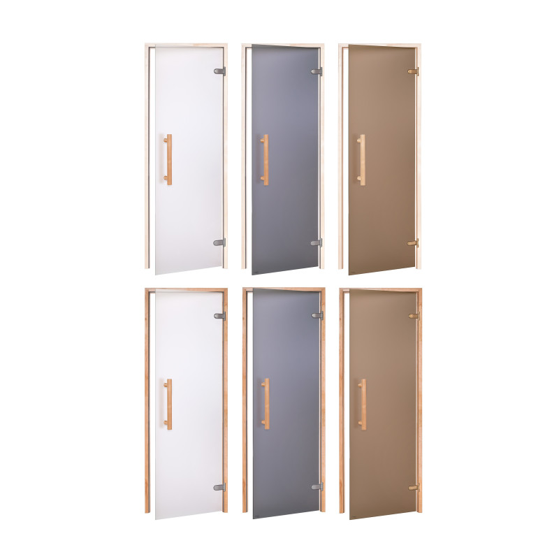 AD NATURAL sklenené dvere do sauny, matné sklo