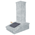 Povrchová úprava komína z kameňa, talkochlorit, 790 mm - 0 Povrchová úprava komína z kameňa, talkochlorit, 790 mm - 0