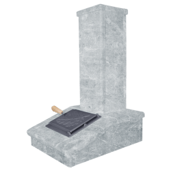 Povrchová úprava komína z kameňa, talkochlorit, 790 mm 