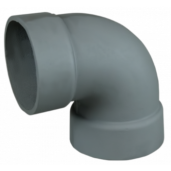 Liatinové koleno 90G F115 pre rúry GEFEST