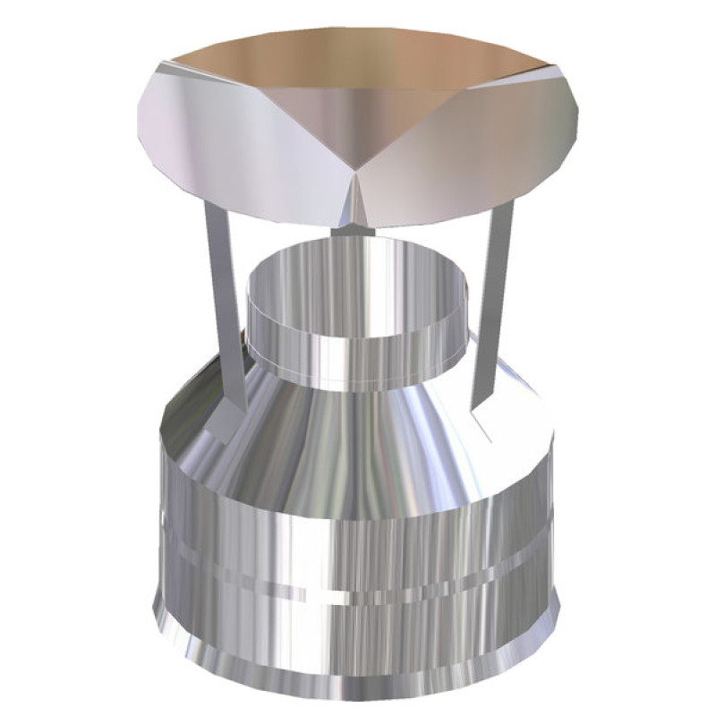 Povrchová úprava + dažďová čiapka d115 / 200