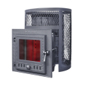 Saunová pec na drevo GEFEST- Avangard 24 (М) v okrúhlej mriežke - 0