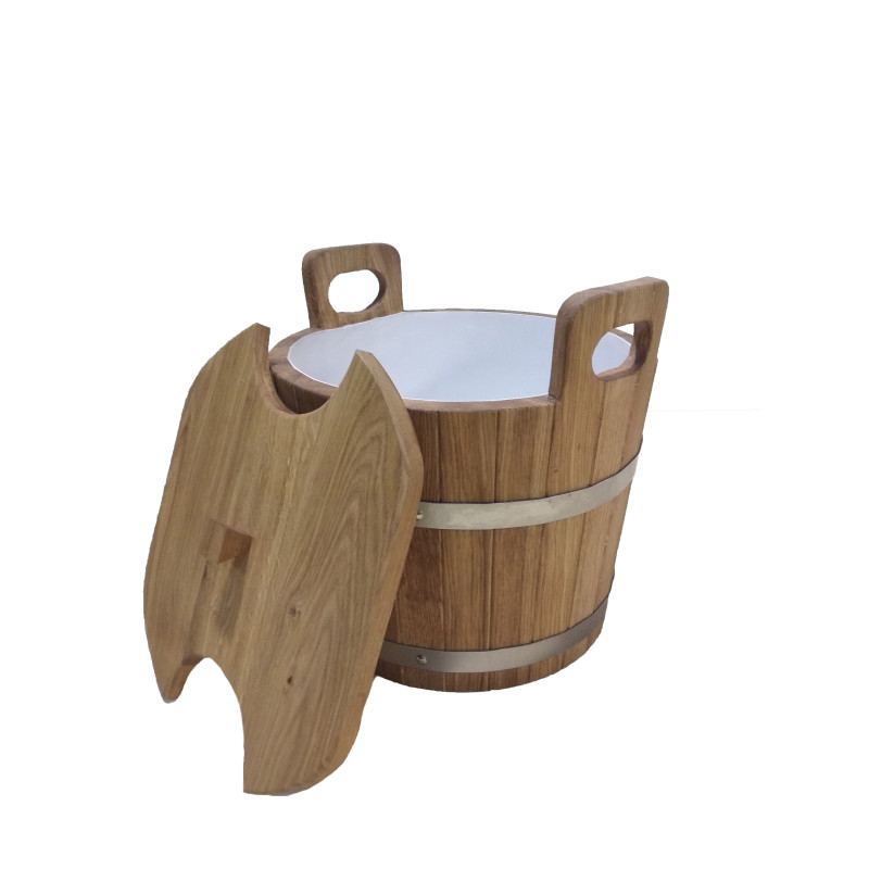 Dubová misa s pokrievkou, 24 l