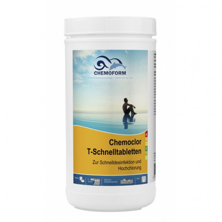Rýchlo rozpustné chlórové tablety CHEMOCLOR, 1 kg