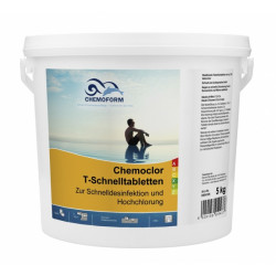 Rýchlo rozpustné chlórové tablety CHEMOCLOR, 5 kg