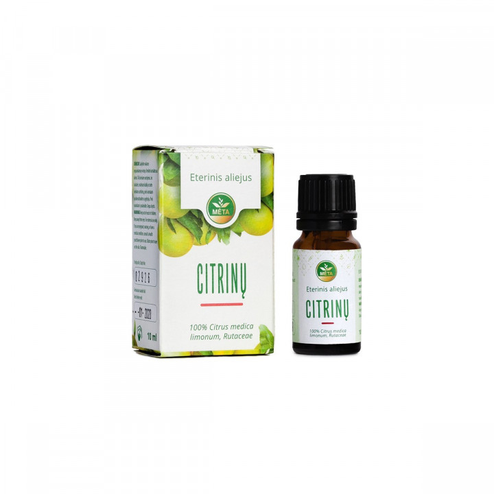Citrónový esenciálny olej, 10 ml