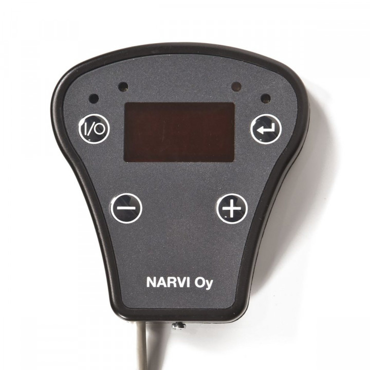 Elektrická saunová pec - NARVI SMOOTH 10,5 kW, čierna
