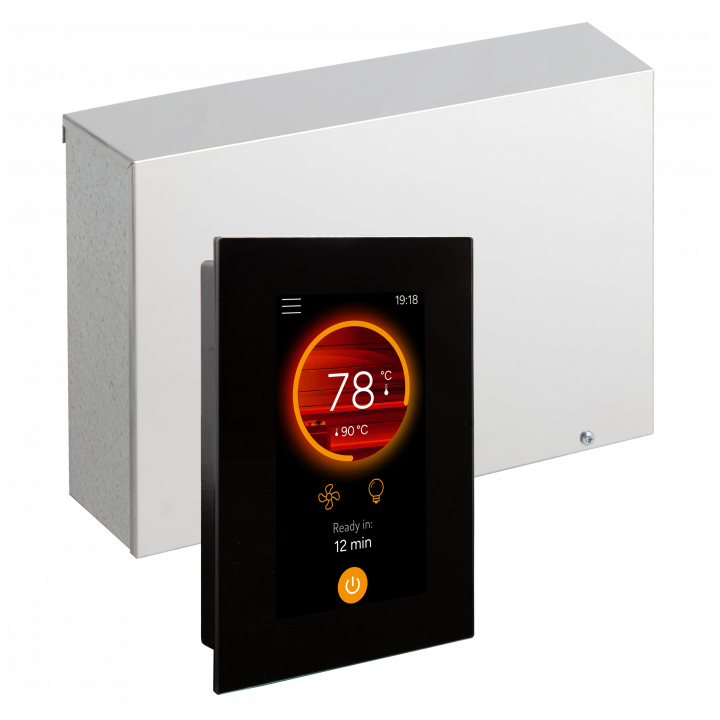 Ovládací panel elektrickej saunovej pece - Harvia Fenix ​​​​​​FX170 WiFi Core 17 kW