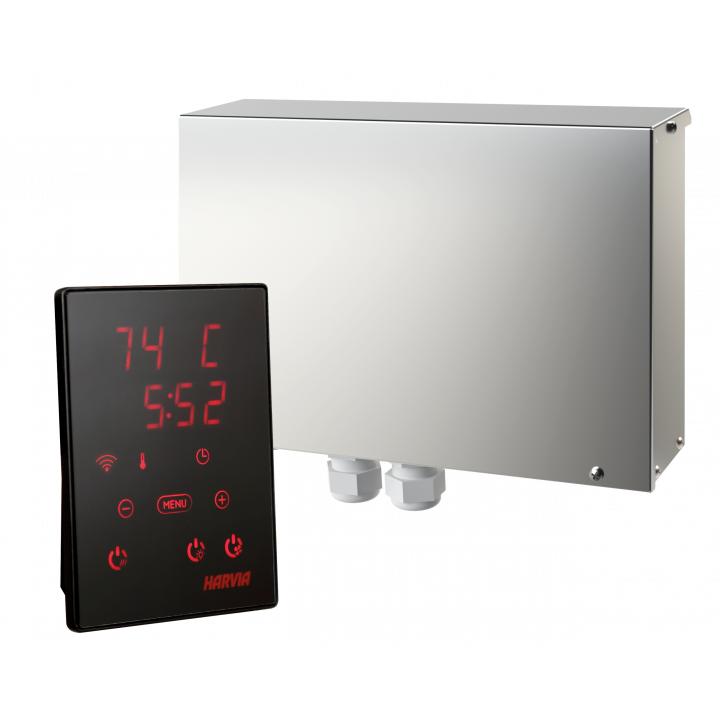 Ovládací panel elektrického saunového ohrievača - Harvia Xenio CX110 WiFi IPX5