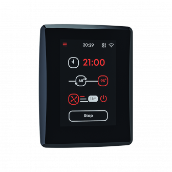Ovládací panel elektrickej saunovej pece - SAUNUM Leil 2.0 Mobile