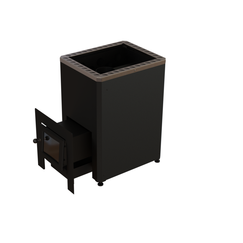 Saunová pec na drevo - VILPRA ETNA-22-LV s vonkajším krbom