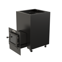 Saunová pec na drevo - VILPRA FLAMO-14-LV s vonkajším krbom 