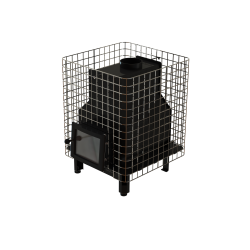 Saunová pec na drevo - VILPRA FORNAX-14-NV s vnútorným ohniskom 