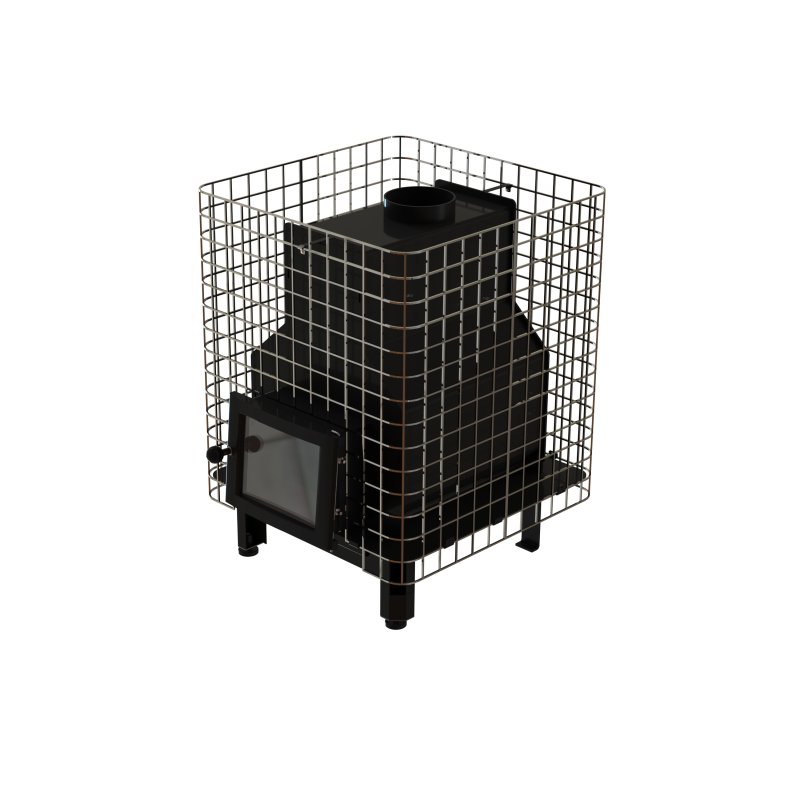 Saunová pec na drevo - VILPRA FORNAX-14-NV s vnútorným ohniskom