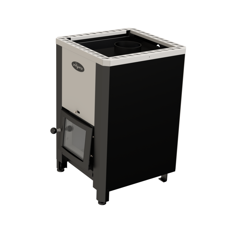 Saunová pec na drevo - VILPRA FORNAX-E-V s vnútorným ohniskom