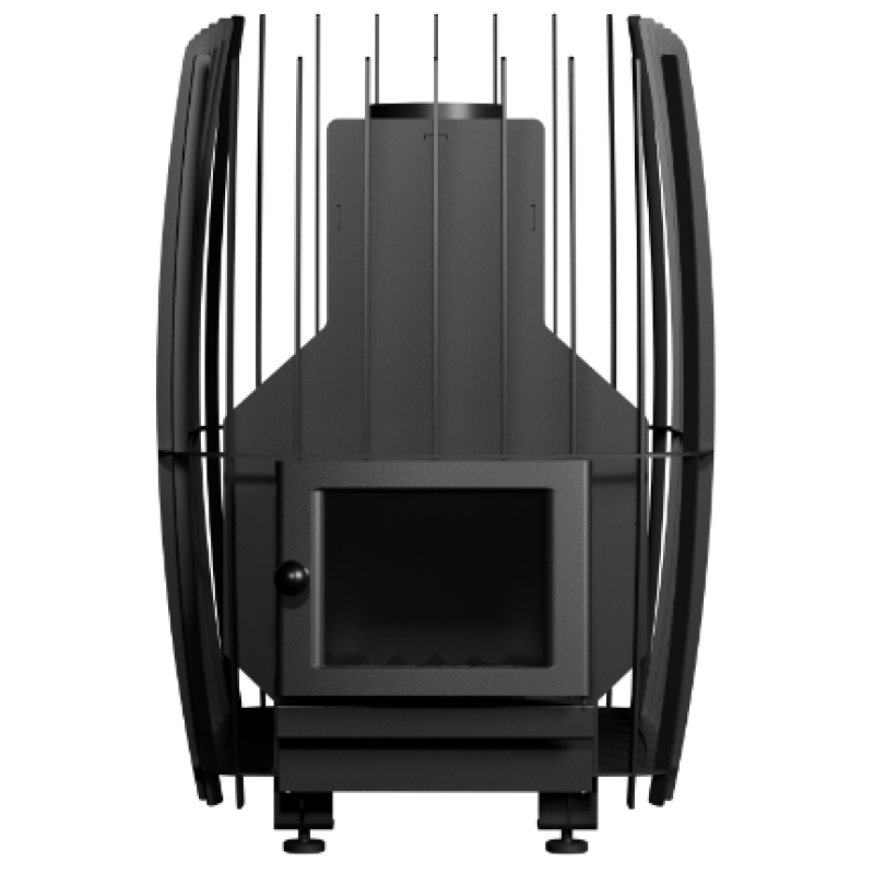 Saunová pec na drevo - VILPRA FORNAX QUEEN-14-V s vnútorným ohniskom