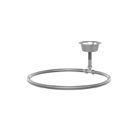 Parný distribučný krúžok pre saunovú pec