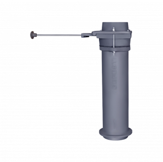 Liatinový dymovodný modul GEFEST s klapkou, Ø115, 550 mm