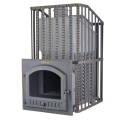 Saunová pec na drevo - Gefest GFS ZK Uragan 40 (M) v mriežke - 0