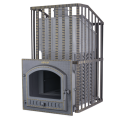Saunová pec na drevo - Gefest GFS ZK Uragan 45 (P) v mriežke - 0