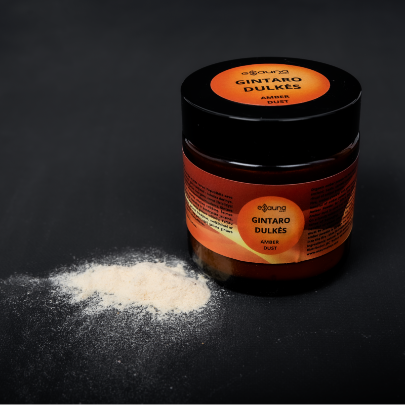 20 gramov prírodného baltského jantárového prášku na svadbu alebo rodinné oslavy