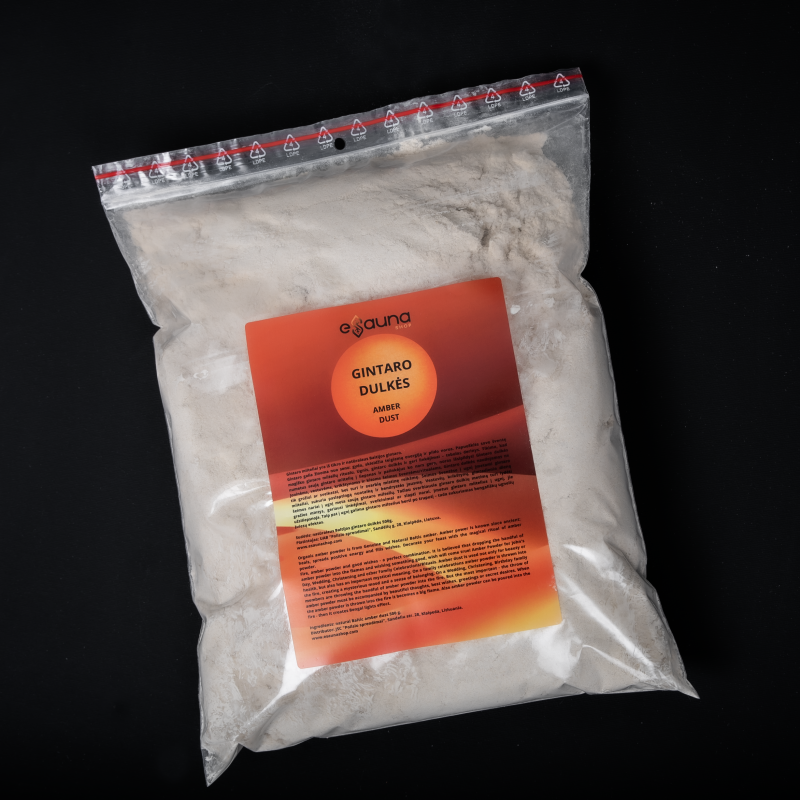 500 gramov prírodného baltského jantárového prášku na svadbu alebo rodinné oslavy