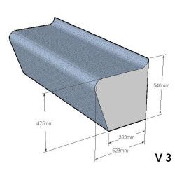 Sedadlo parnej sauny V-3 