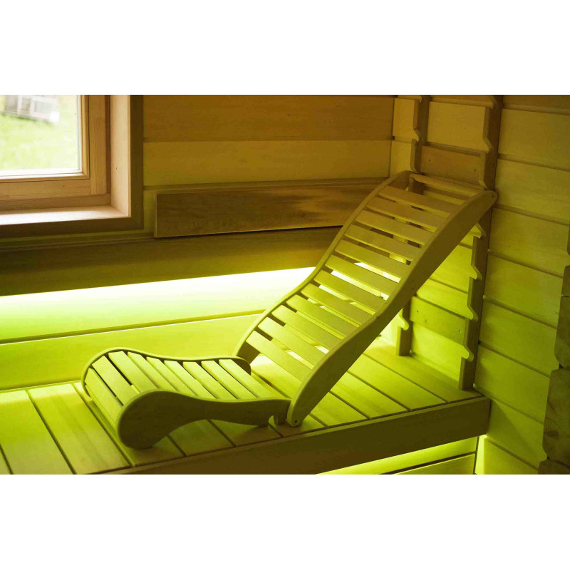 Relaxačná palanda pre saunu, céder