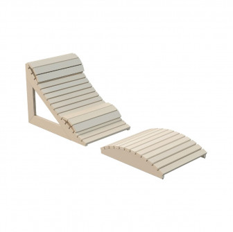 Ergonomické ležadlo do sauny Harvia, osika