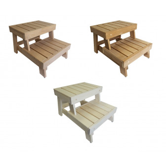 Saunová lavica HARVIA Formula - schodík, 770x600x510 mm