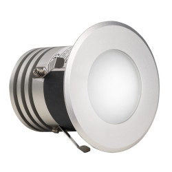Harvia LED saunové svetlo, teplá biela, 5 W, priemer 90 mm 