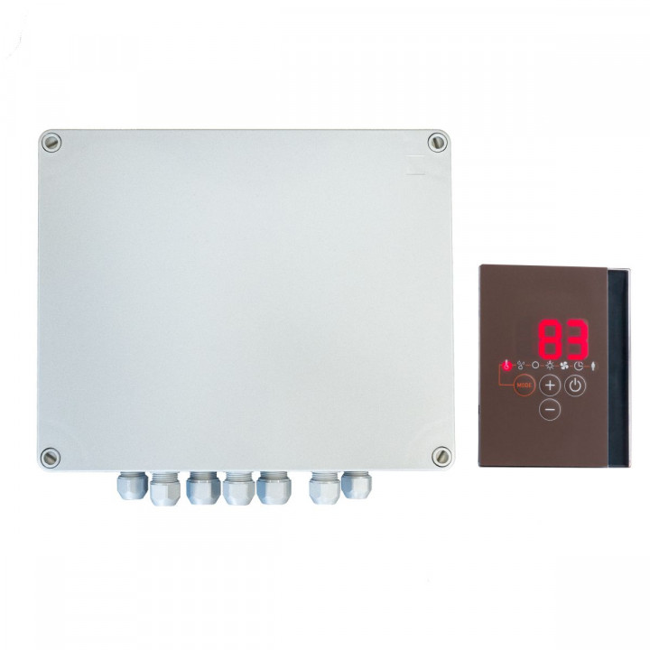 Saunová pec HARVIA PRO-IP-D3I , výparník a infračervená riadiaca jednotka IP65 , 10.5 kW