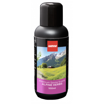 HARVIA koncentrát vône do sauny, vôňa alpských bylín, 100 ml