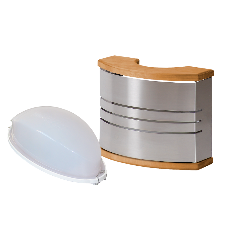 Saunové svietidlo HARVIA - Oceľ