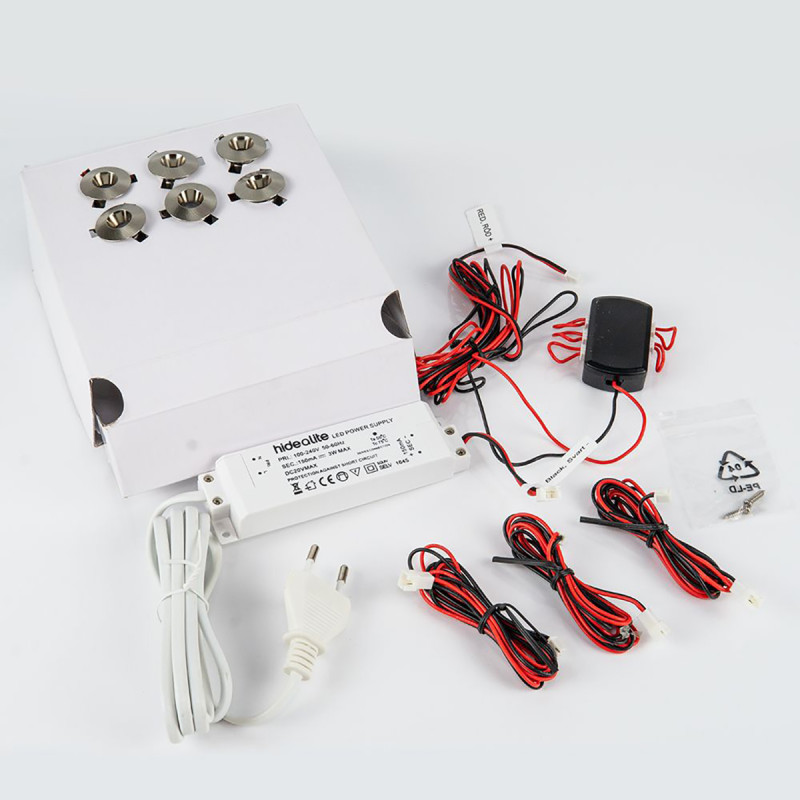 Osvetlenie sauny HIDEALITE, 6 ks.