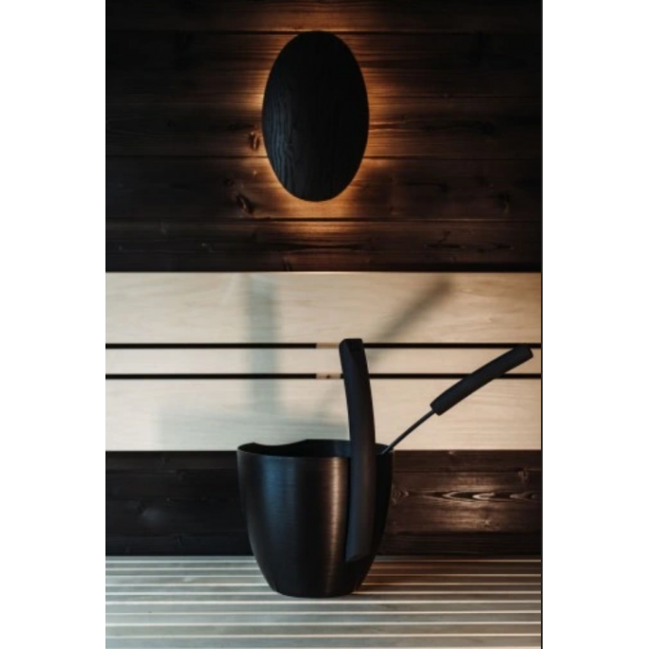 Saunová lampa HUUM OVO, prírodná farba dreva