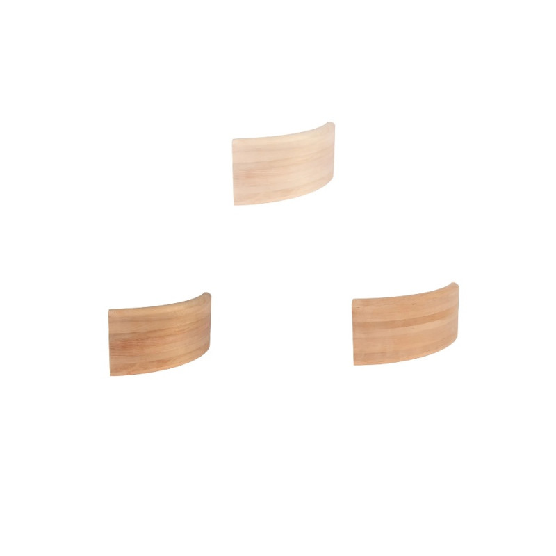 Vonkajší oblúk pre modulárne saunové lavice, 400 mm