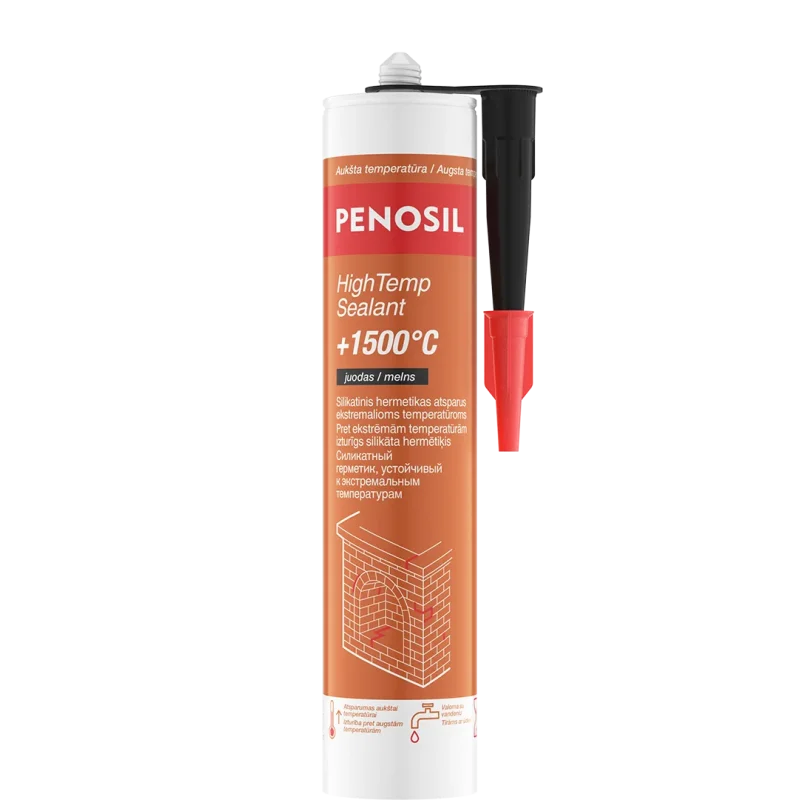 Čierny tepelne odolný tmel PENOSIL