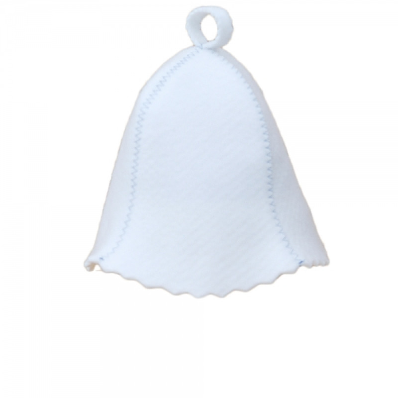 Klobúk do sauny - biely