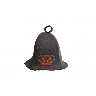 Klobúk do sauny - QUEEN, sivý